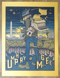 2018 Umphrey's McGee - DC Gold Variant Silkscreen Concert Poster by Jim Mazza