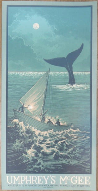 2019 Umphrey's McGee - Huntington Silkscreen Concert Poster by Justin Santora
