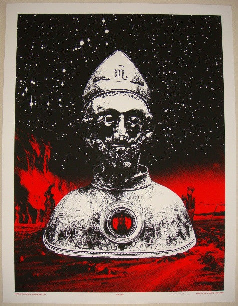 2007 The White Stripes - Albuquerque Silkscreen Concert Poster by Rob Jones