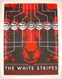 2007 The White Stripes - London, ON Concert Poster by Rob Jones