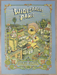 2008 Widespread Panic - Los Angeles Silkscreen Concert Poster by Marq Spusta