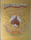 2013 Widespread Panic - Austin Old Gold Variant Concert Poster by Marq Spusta