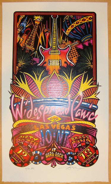 2013 Widespread Panic - Las Vegas Concert Poster by AJ Masthay