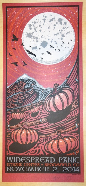 2014 Widespread Panic - Broomfield III Concert Poster by Jeff Wood