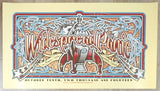2014 Widespread Panic - Huntsville Gold Variant Concert Poster by JT Lucchesi