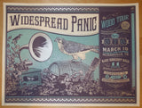 2014 Widespread Panic - Wood Tour Silkscreen Concert Poster by Status
