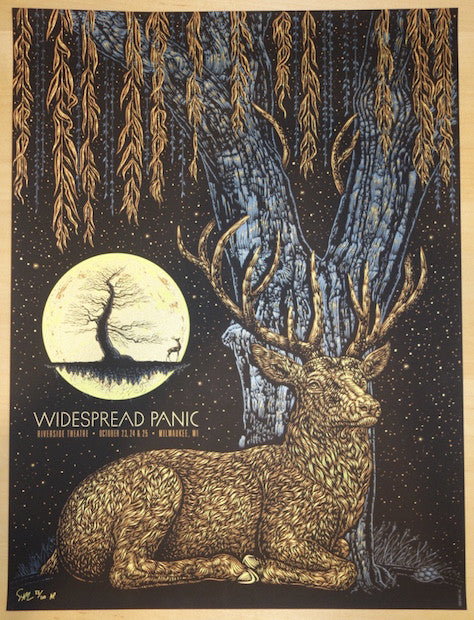 2015 Widespread Panic - Milwaukee Silkscreen Concert Poster by Todd Slater