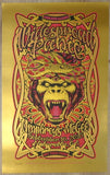 2016 Widespread Panic - Alpharetta Gold Foil Variant Concert Poster by JT Lucchesi