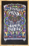 2016 Widespread Panic - Raleigh Black Felt Variant Concert Poster by JT Lucchesi