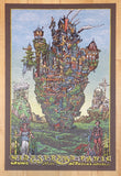 2016 Widespread Panic - Red Rocks Silkscreen Concert Poster by David Welker