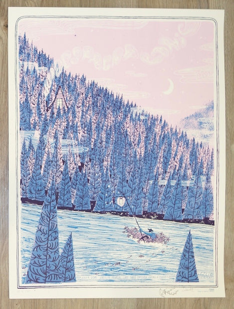 2016 Widespread Panic - Tahoe Silkscreen Concert Poster by Leslie Herman