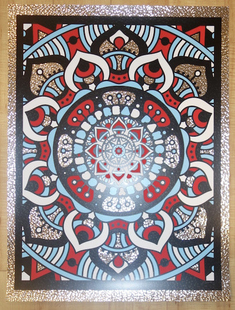 2016 Widespread Panic - Tuscaloosa 3D-Bubbles White Variant Poster by Nate Duval