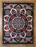 2016 Widespread Panic - Tuscaloosa Big Dots Foil Variant Poster by Nate Duval