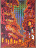 2017 Widespread Panic - Atlanta NYE Galactic Windows Foil Concert Poster by James Flames