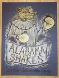 2016 Alabama Shakes - Chicago I Silkscreen Concert Poster by Dan Grzeca