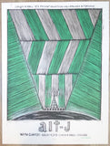 2013 Alt-J - Chicago Silkscreen Concert Poster by Dan Grzeca