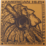 2003 American Hi-Fi - Tobacco Concert Poster by Malleus
