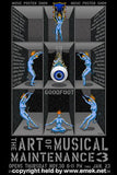 2006 Art of Musical Maintenance 3 Glow-in-Dark Show Poster Emek