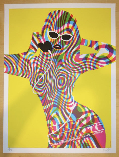 2014 Arctic Monkeys - Lewiston Silkscreen Concert Poster by Dan Stiles