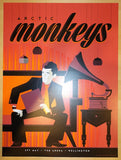 2014 Arctic Monkeys - Wellington Concert Poster by Tom Whalen