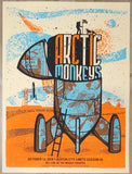 2018 Arctic Monkeys - Austin Silkscreen Concert Poster by Andy Vastagh