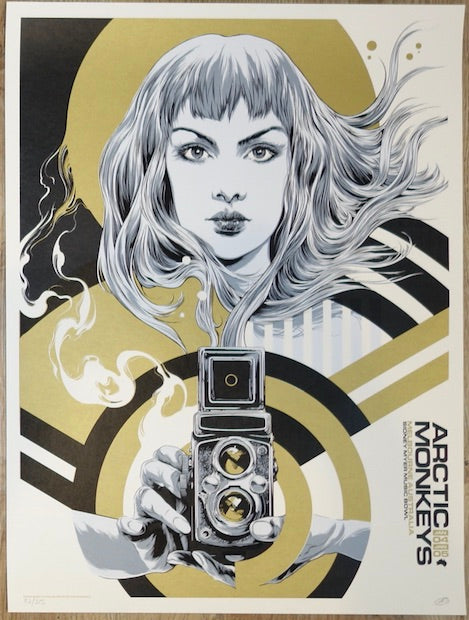 2023 Arctic Monkeys - Melbourne I Silkscreen Concert Poster by Ken Taylor