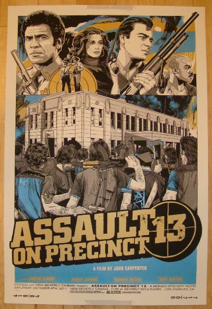 2011 "Assault On Precinct 13" - Variant Movie Poster by Stout