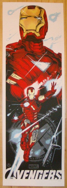 2012 "Avengers" - Iron Man Movie Poster by Rhys Cooper