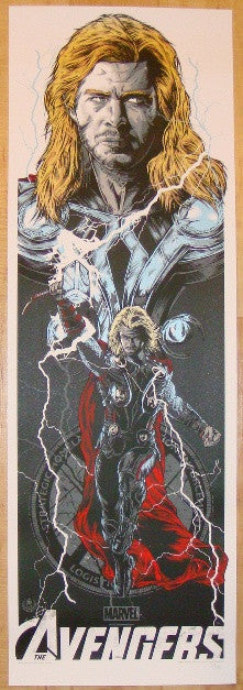 2012 "Avengers" - Thor Movie Poster by Rhys Cooper