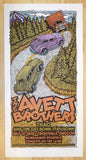 2010 The Avett Brothers - Troutdale Silkscreen Concert Poster by Gary Houston