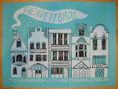 2011 Avett Brothers - Gilford Concert Poster by Kat Lamp