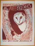 2011 Avett Brothers - Jacksonville OR Concert Poster by Kat Lamp