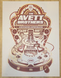 2015 The Avett Brothers - New Braunfels I Silkscreen Concert Poster by Arcamone
