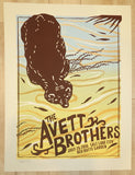 2016 The Avett Brothers - Salt Lake City Silkscreen Concert Poster by Furturtle