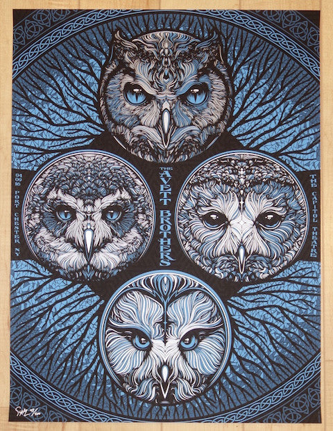 2016 The Avett Brothers - Port Chester Silkscreen Concert Poster by Todd Slater