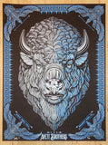 2016 The Avett Brothers - Rohnert Park Blue Variant Concert Poster by Todd Slater