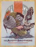 2017 The Avett Brothers - Madison Silkscreen Concert Poster by Ken Taylor