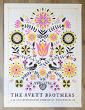 2018 The Avett Brothers - Troutdale IV Silkscreen Concert Poster by Kat Lamp