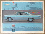 2018 The Avett Brothers - Salina Silkscreen Concert Poster by Charles Crisler