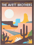 2019 The Avett Brothers - Phoenix Silkscreen Concert Poster by Half & Half