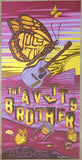 2019 The Avett Brothers - Red Rocks III Gold Variant Concert Poster by Jim Mazza