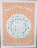 2019 The Avett Brothers - Santa Barbara Silkscreen Concert Poster by Kat Lamp