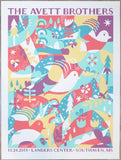 2019 The Avett Brothers - Southaven Silkscreen Concert Poster by Kat Lamp