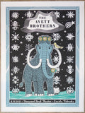 2021 The Avett Brothers - Lincoln Silkscreen Concert Poster by Kat Lamp