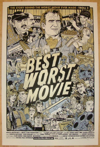 2010 "Best Worst Movie" - Variant Movie Poster by Tyler Stout