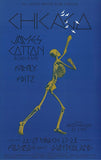 1970 Chicago / James Cotton - Fillmore West Concert Poster by David Singer OP-1