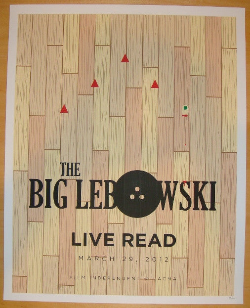 2012 "The Big Lebowski" - Live Read Poster by Matt Owen