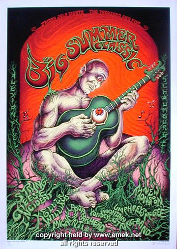 2005 Big Summer Classic Schaumberg Orange Variant Poster by Emek