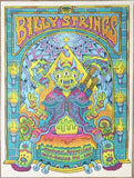 2021 Billy Strings - Dallas Silkscreen Concert Poster by Caleb Williamson