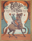 2016 Billy & The Kids - Mill Valley/SF Silkscreen Concert Poster by Status Serigraph